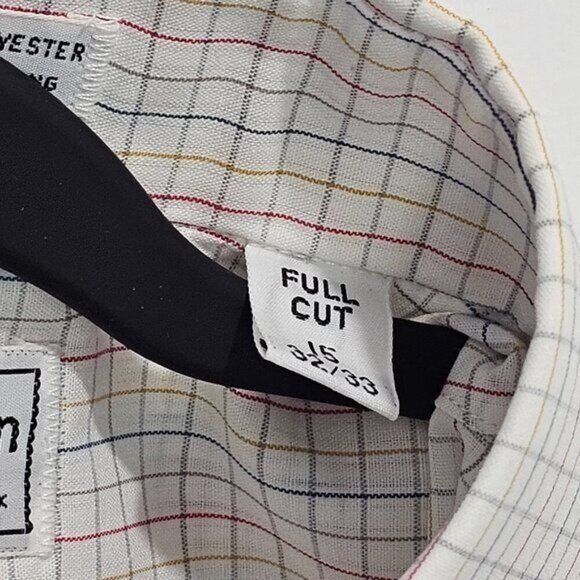 Pierre Cardin long sleeve shirt - Men's - Multi-Colored - 15 32/33 Full Cut - Picture 10 of 11